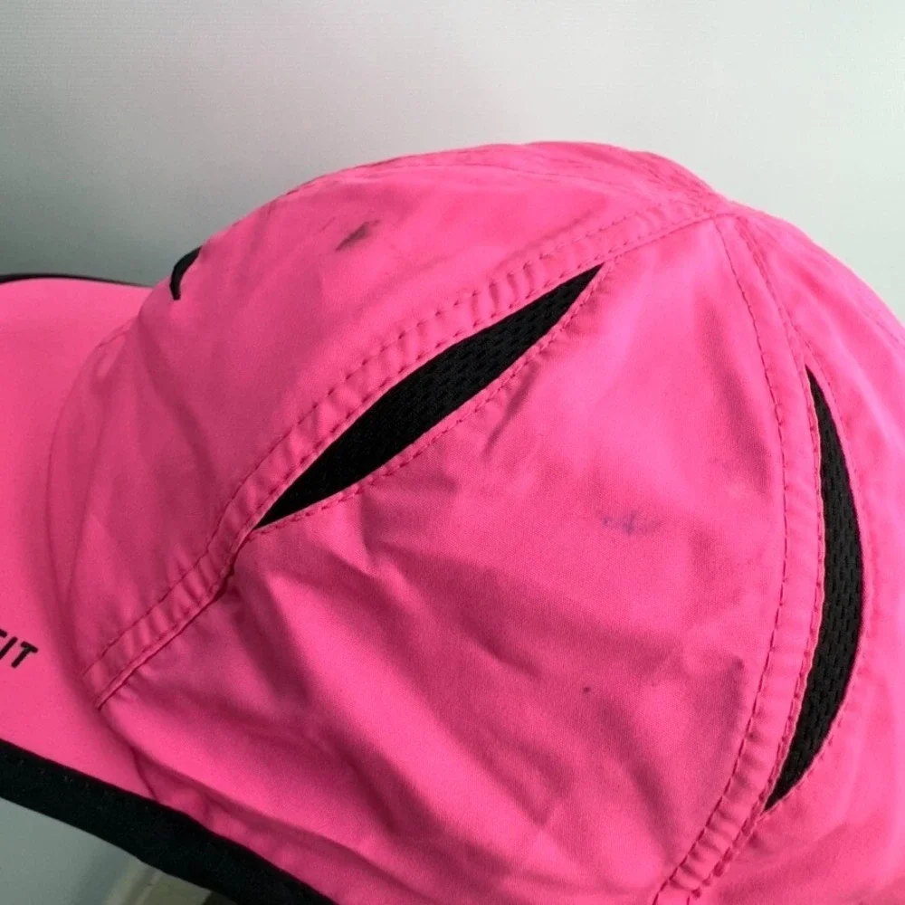 Nike‎ Hat Cap Strap Back Pink Dri Fit 4/6x Pickleball Volleyball Tennis Youth